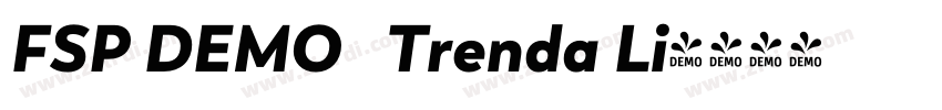FSP DEMO   Trenda Li字体转换